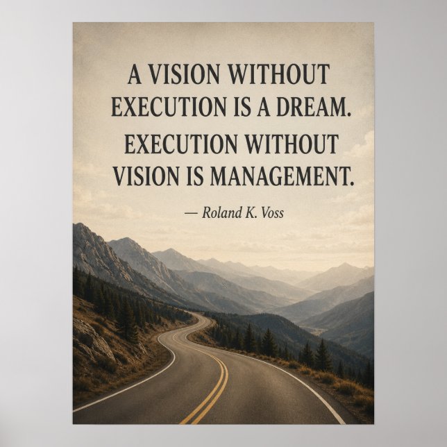 Póster Divertido de Liderazgo | (Frente)