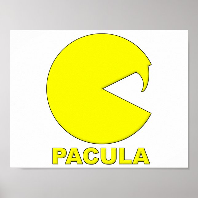 Póster Divertido de Pacula (Frente)