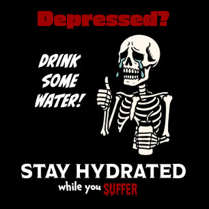 Poster divertido de salud mental - Impresión liger