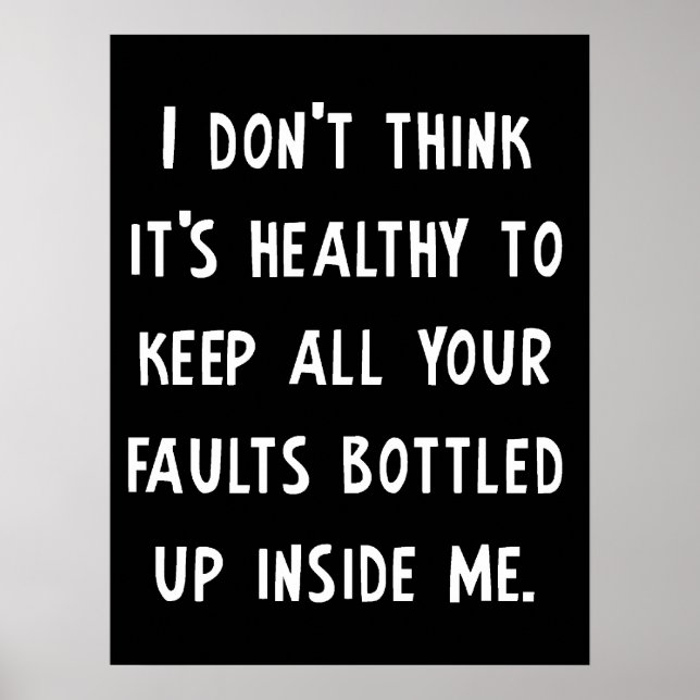 Póster Divertido de Tus Errores (Frente)