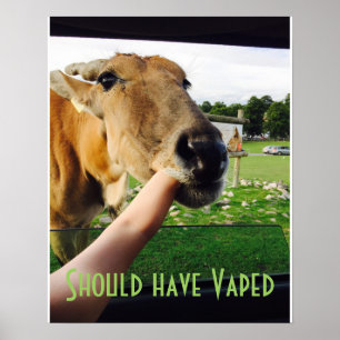 Póster Divertido debe tener poster de Vaped