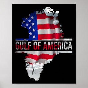 Póster Divertido Donald Trump Bandera Americana Canadá Gr
