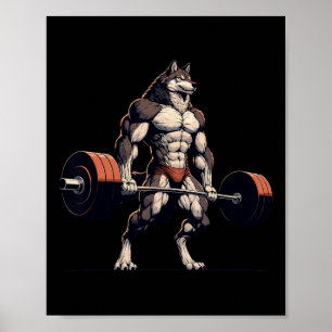 Póster Divertido entrenamiento Gimnasio Chistes Tee Bodyb