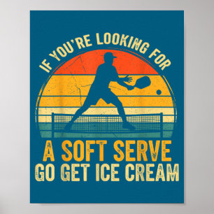 Póster Divertido Eres Si Buscas Jugador Suave Servir