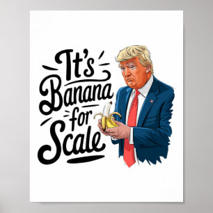 Póster Divertido es Nana para escalas Trump 3