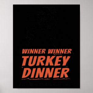 Póster Divertido ganador de Trump cena en Turquía Día de 