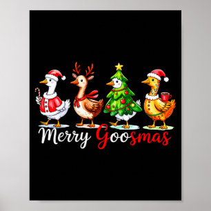 Póster Divertido Gracioso Alegre Goosmas Silvestre Ganso 