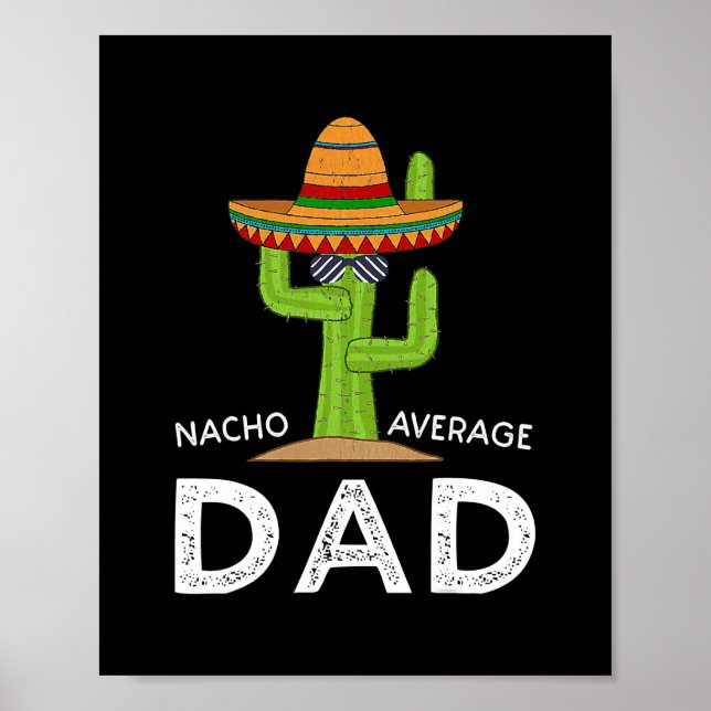 Póster Divertido gracioso Chiste de papá regala gracioso  (Frente)