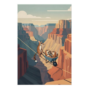 Póster Divertido Gran Cañón