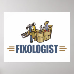 Póster Divertido Handyman