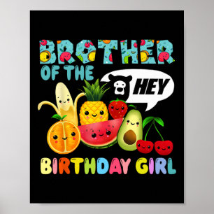 Póster Divertido Hey Familia De Osos Del Baile Del Chica