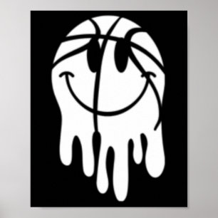 Póster Divertido hijo de Básquetbol de boca alta de algui