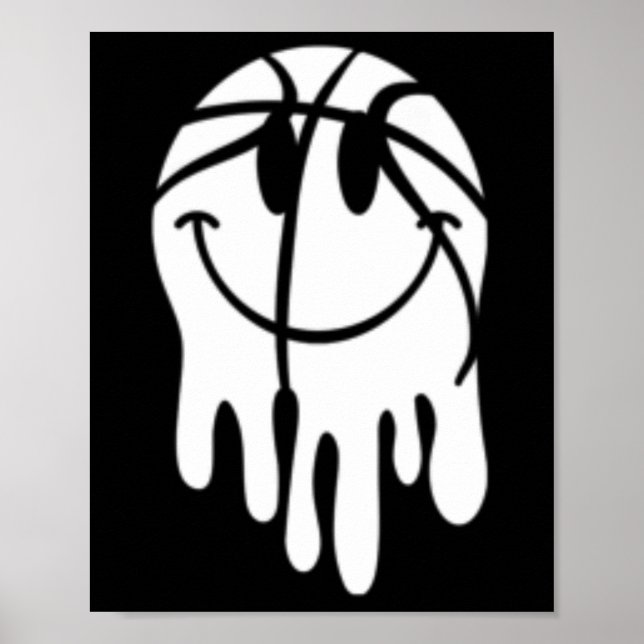 Póster Divertido hijo de Básquetbol de boca alta de algui (Frente)