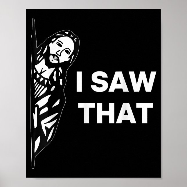 Póster Divertido Jesús Que Vi Eso (Frente)