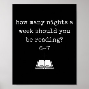 Póster Divertido Libro de Memes 67 Amante de los Libros y