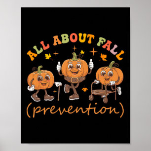Póster Divertido me encantan las calabazas de Acción de G