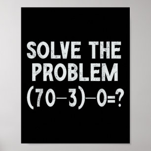 Póster Divertido meme 67 Pemdas profesor de matemáticas e
