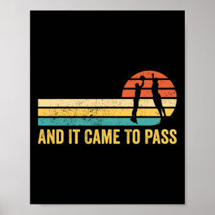 Póster Divertido Mormon Missionary Lds Bysketbyll Y Se Vi