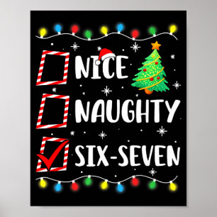 Póster Divertido Navidad 67 Seis Siete Meme