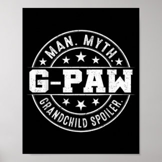 Póster Divertido Nieto de G-Paw Spoiler Hombre Mito G-Paw
