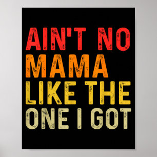 Póster Divertido No Hay Mamá Como La Que Tiene Reunión Fa