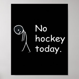 Póster ¡Divertido No Hockey Hoy!