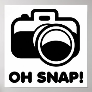 Póster Divertido Oh Snap