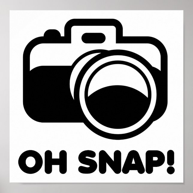 Póster Divertido Oh Snap (Frente)