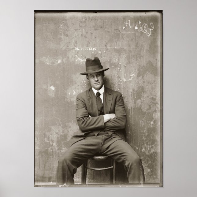 Póster Divertido pandillero de la mafia de la captura de  (Frente)
