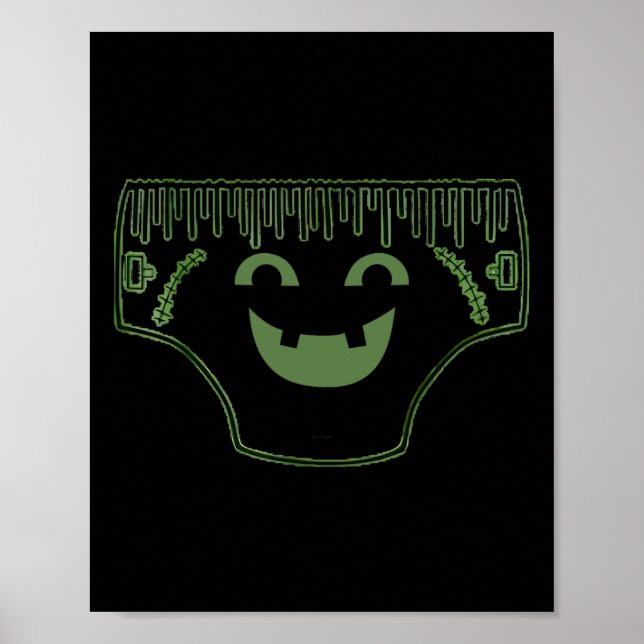 Póster Divertido Par De Ropa De Ropa Interior (Frente)