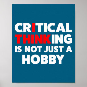 Póster Divertido para escépticos - Frases de pensamiento