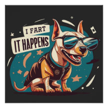 Divertido pedo de perro pasa