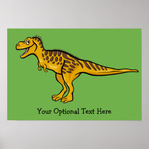 Póster Divertido personalizado de Dinosaurios poster de t