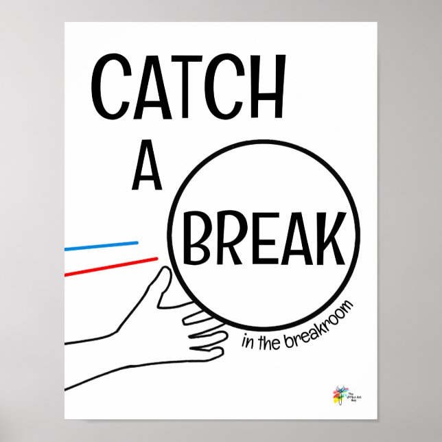 Póster Divertido Poster de Office para la sala de descans (Frente)