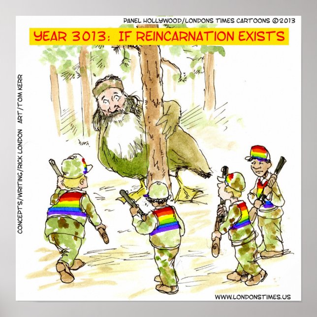 Póster Divertido Poster LGBT Vs Giant Duck (Frente)