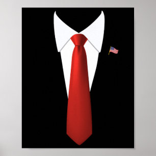 Póster Divertido presidente Trump demanda perezoso disfra