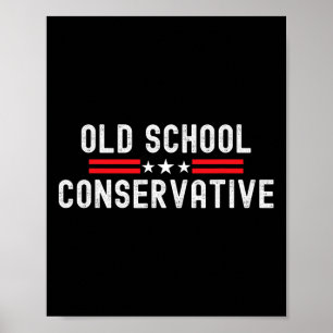 Póster Divertido Pro Conservador Orgulloso Republicano Po