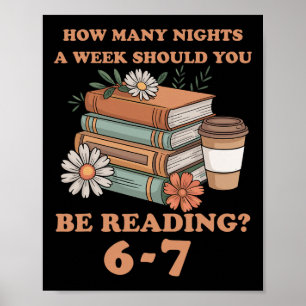 Póster Divertido profesor de inglés 6-7 67 Meme leyendo _