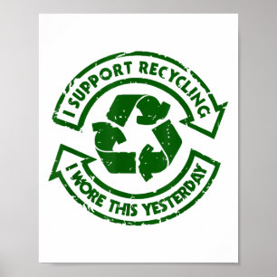 Póster Divertido reciclaje que hice este Camisetas ayer_1