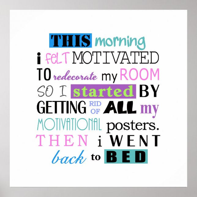 Póster Divertido redecorar Demotivate Light Background ID (Frente)