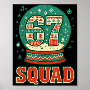 Póster Divertido Seis Siete 6 7 Meme