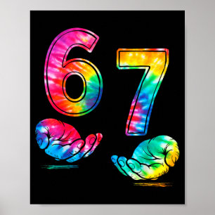 Póster Divertido Seis Siete 6 7 Meme Gen Alfa Argot 6 7 M