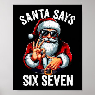 Póster Divertido Seis Siete 6 7 Meme Gen Alfa Argot 6 7 S