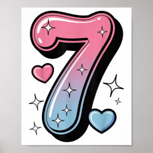 Póster Divertido Seis Siete Soy El Grupo De 7 Coincidente