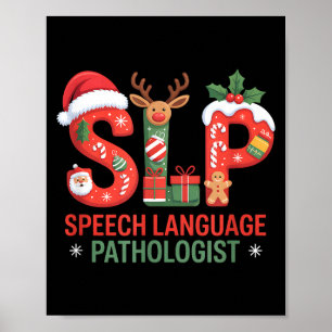 Póster Divertido Slp Discurso De Navidad Patólogo Del Len
