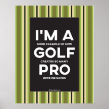 Divertido, soy un Golf Pro Golf