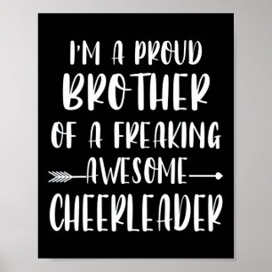 Póster Divertido, soy un orgulloso hermano animador de un