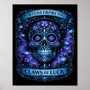 Póster Divertido suerte es para herejes proverbios 16_33