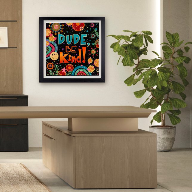 Póster Divertido tío feliz, sé muy inspirador colegio (Subido por el creador)