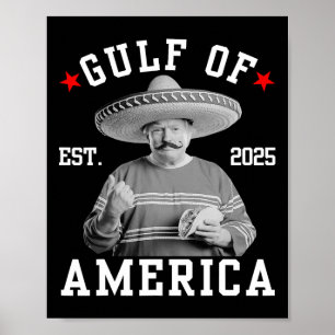 Póster Divertido Trump Camisas El Golfo De Estados Unidos